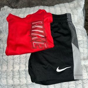 Nike shorts matching set size 24 month